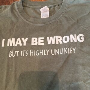 Slogan  men’s T shirt size 2XL